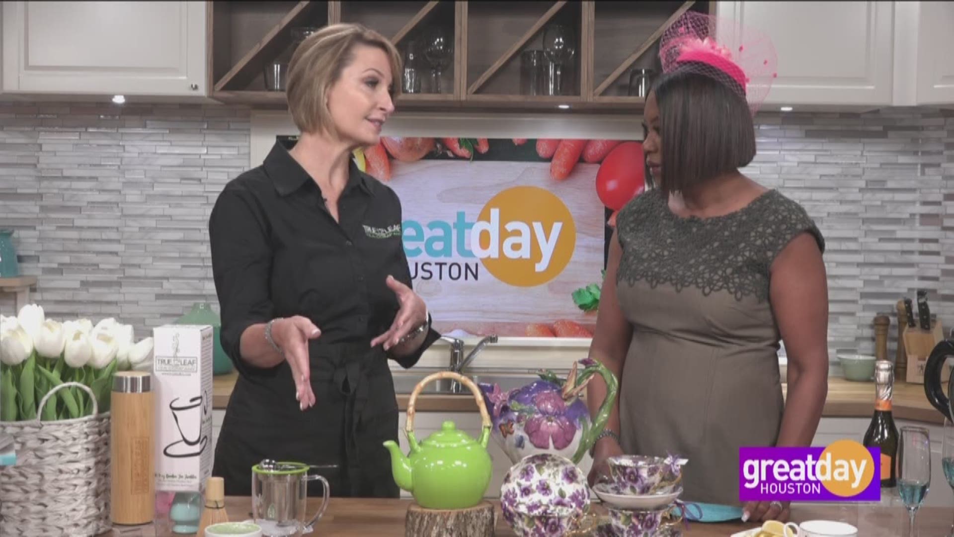 Kim McHugh, Owner of McHugh's Tea Room, stopped by Great Day Houston to discuss the health benefits of tea.