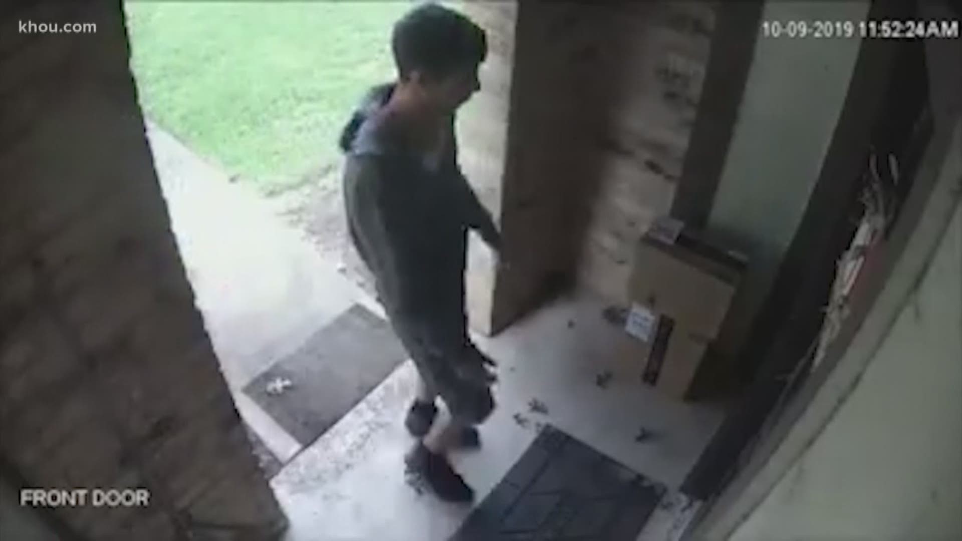 Pasadena police are hoping you can help them catch two package thieves who targeted a neighborhood four times.