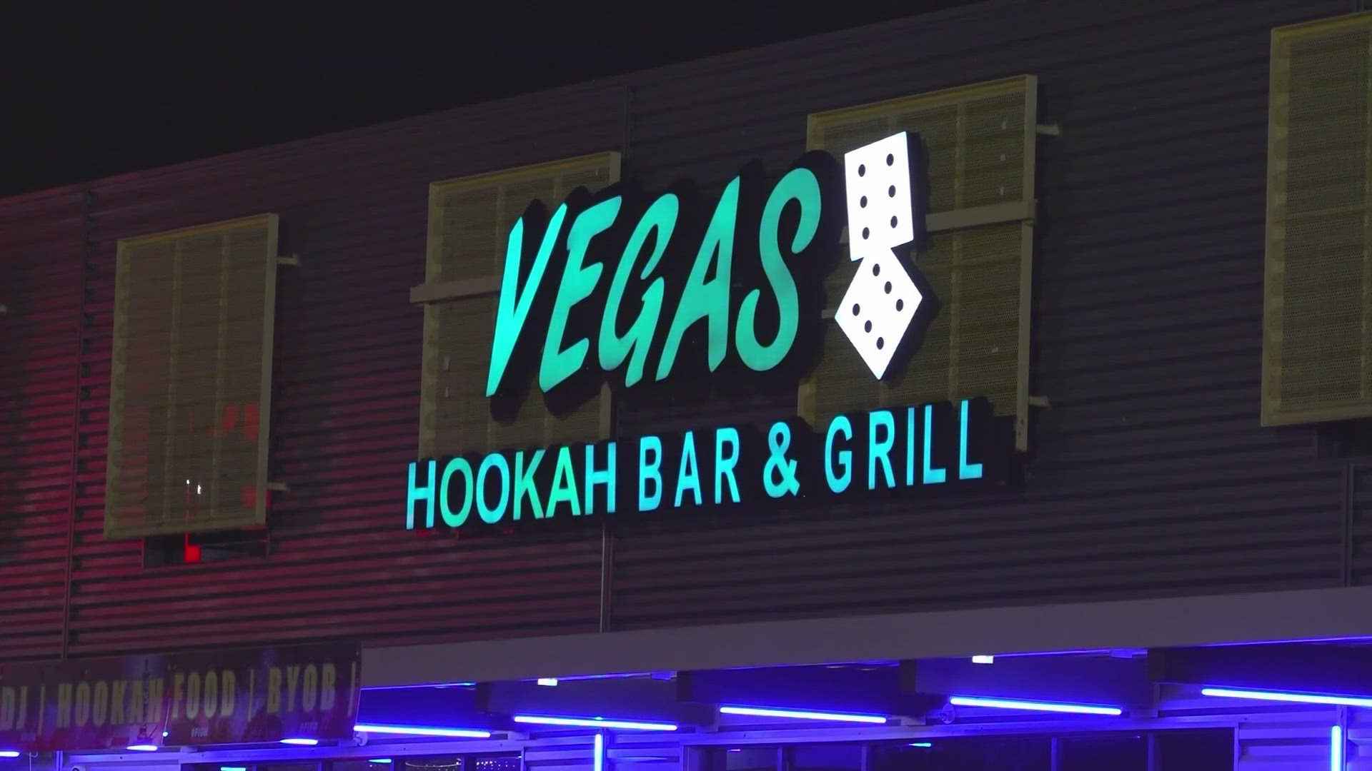 The incident started when two groups of men were kicked out of a hookah bar for fighting, police say.