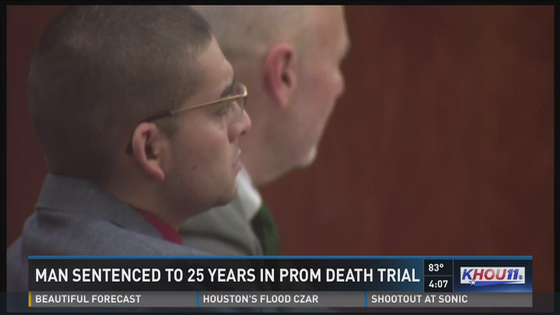 Prom Death Houston man gets 25 years for role in prom date's death | khou.com