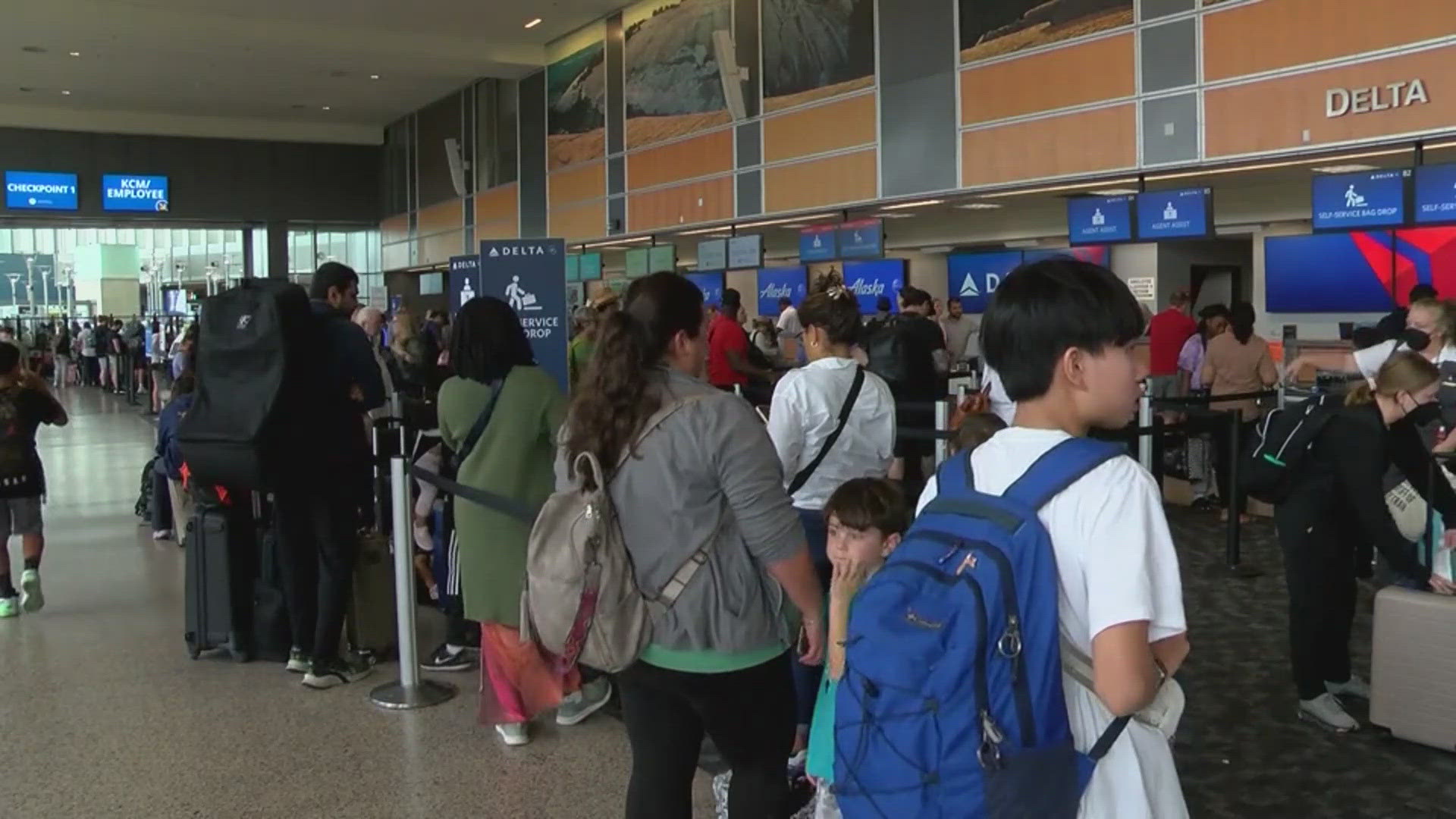 Eric Daniels has been trying to get home to Houston since Friday and tens of thousands of other passengers are facing similar nightmares.