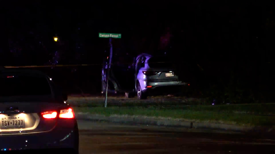 HCSO update: Woman found shot to death in car crashed into tree outside ...