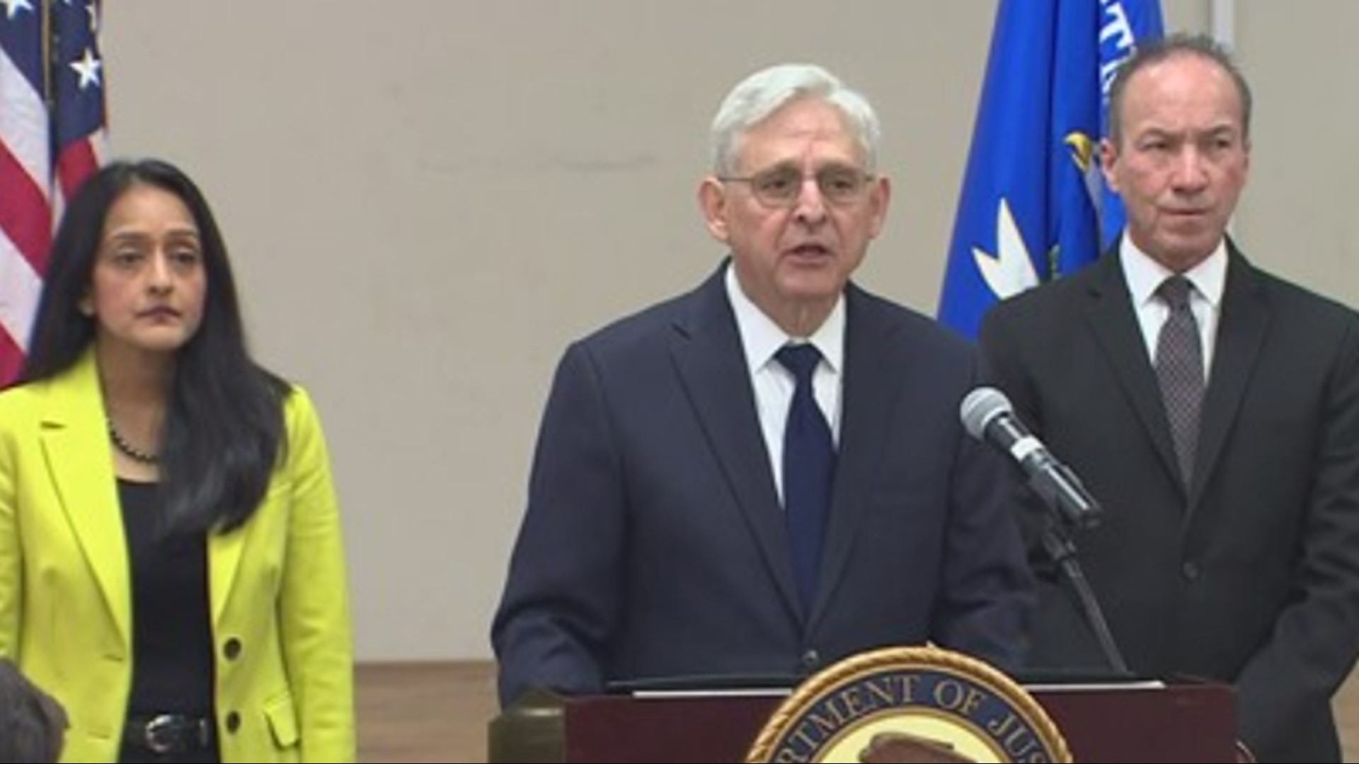 U.S. Attorney General Merrick Garland spoke on the findings of the report released Thursday morning.