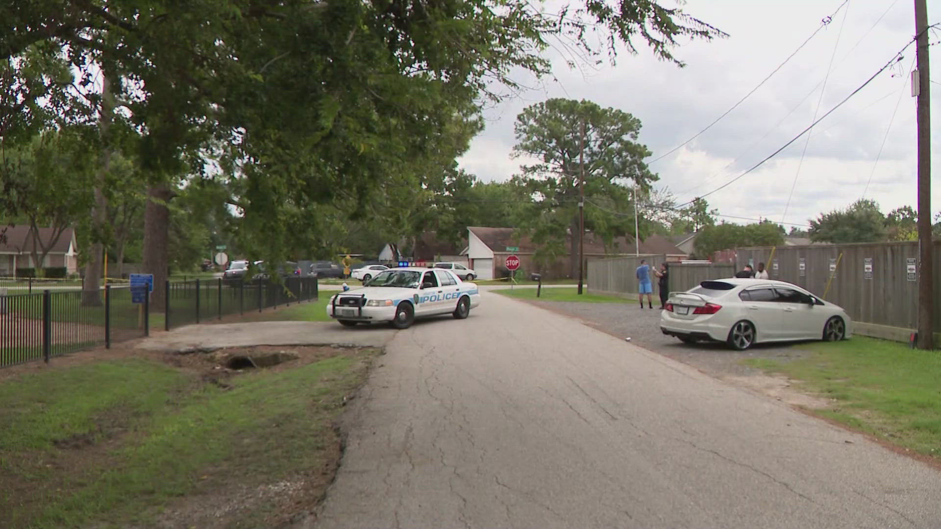 Two people were killed Thursday in a shooting at a park in the Spring Branch area, Houston police said.