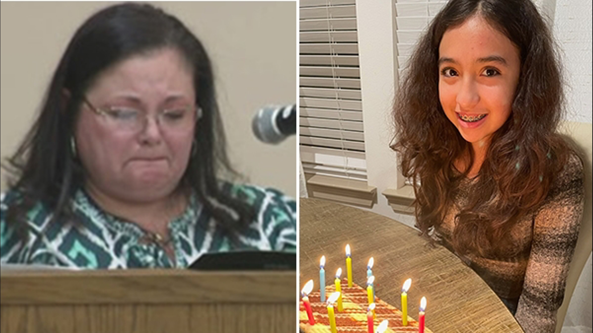 Jocelyn Nungaray's great aunt spoke at the 12-year-old girl's funeral, sharing fond memories.