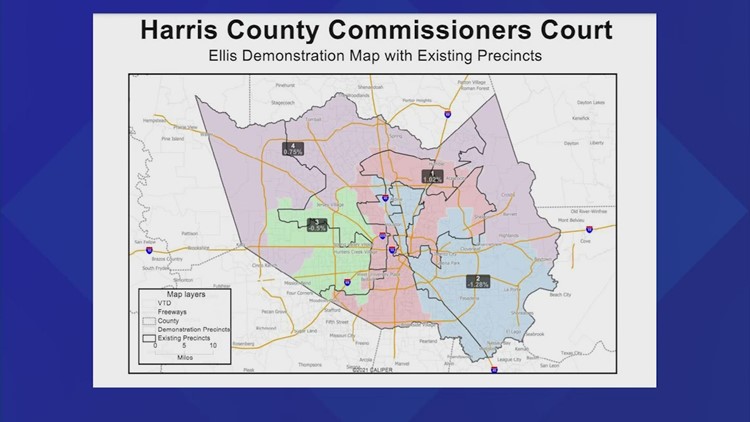 Harris County Zoning Map Harris County Redistricting Proposal Draws Controversy | Khou.com