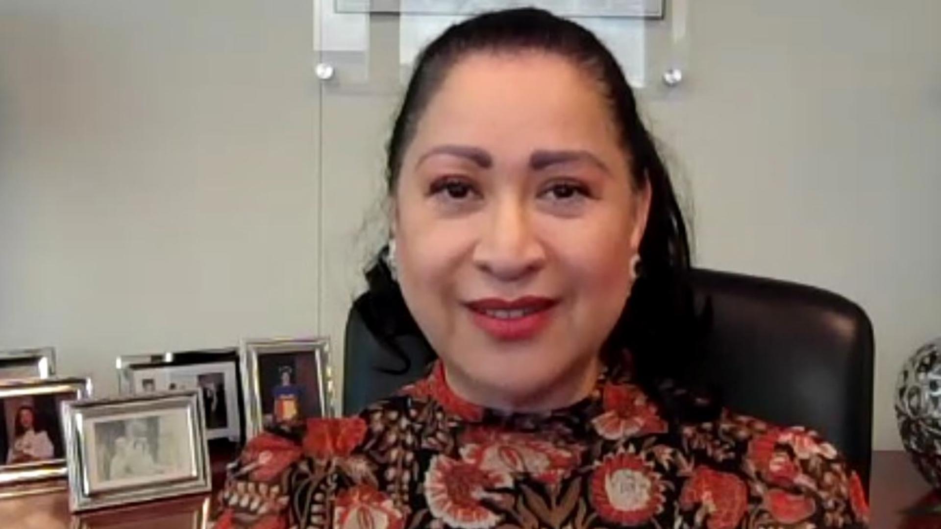 Dr. Laura Murillo, President and CEO of the Hispanic Chamber of Commerce is helping to connect residents and business owners with recovery resources.