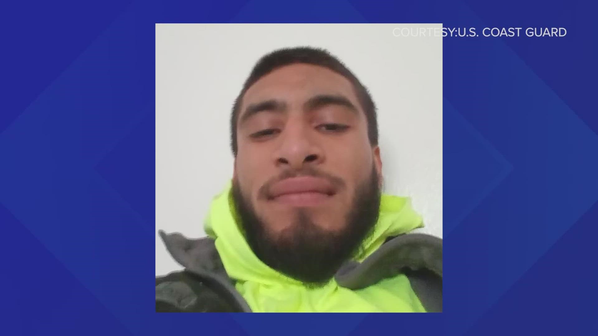 The U.S. Coast Guard is searching for Sergy Estrada, 22, who’s been missing since his fishing boat capsized overnight near the Galveston jetties.