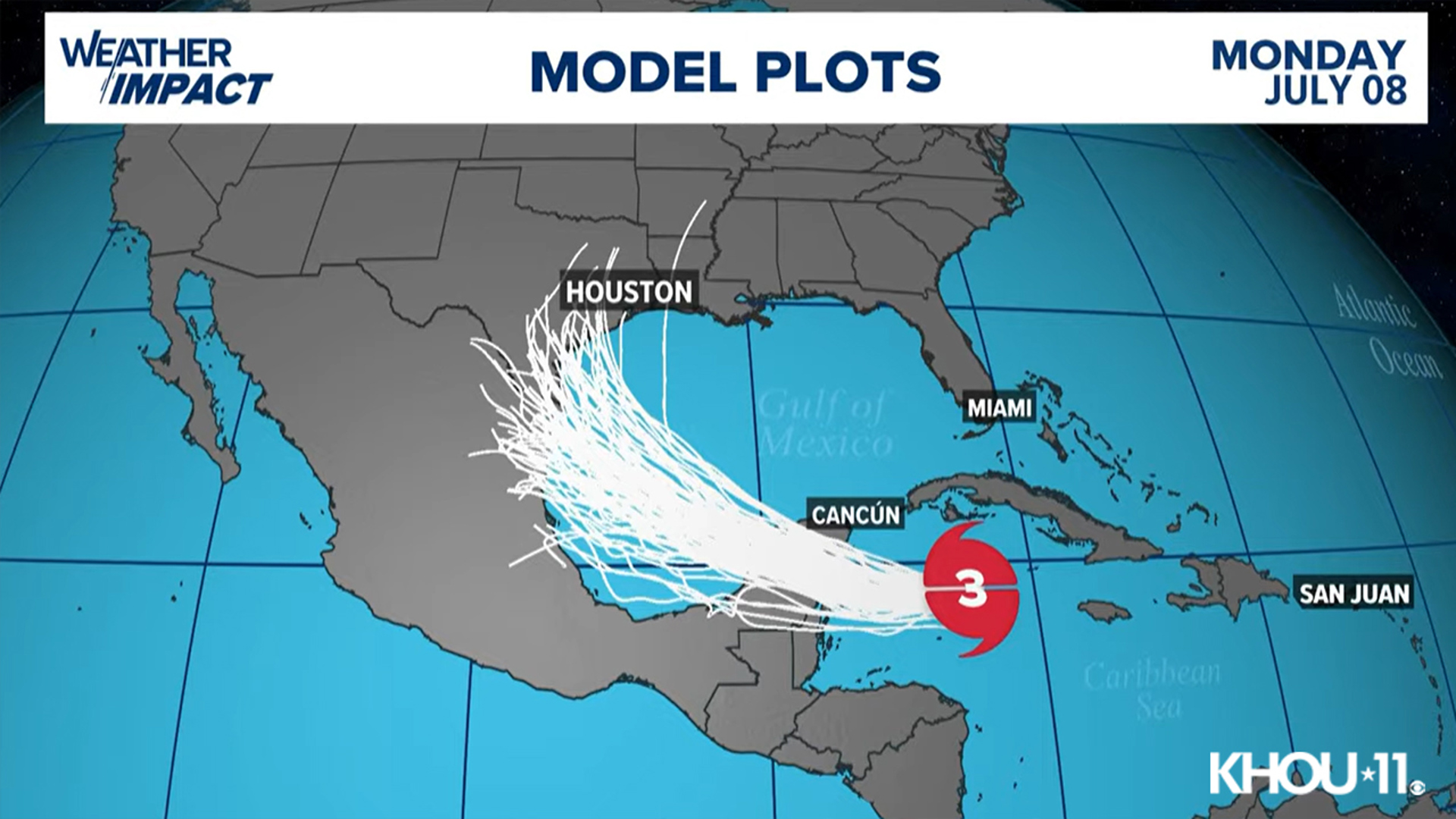 Is Hurricane Beryl coming to Texas? Three factors determine it | khou.com