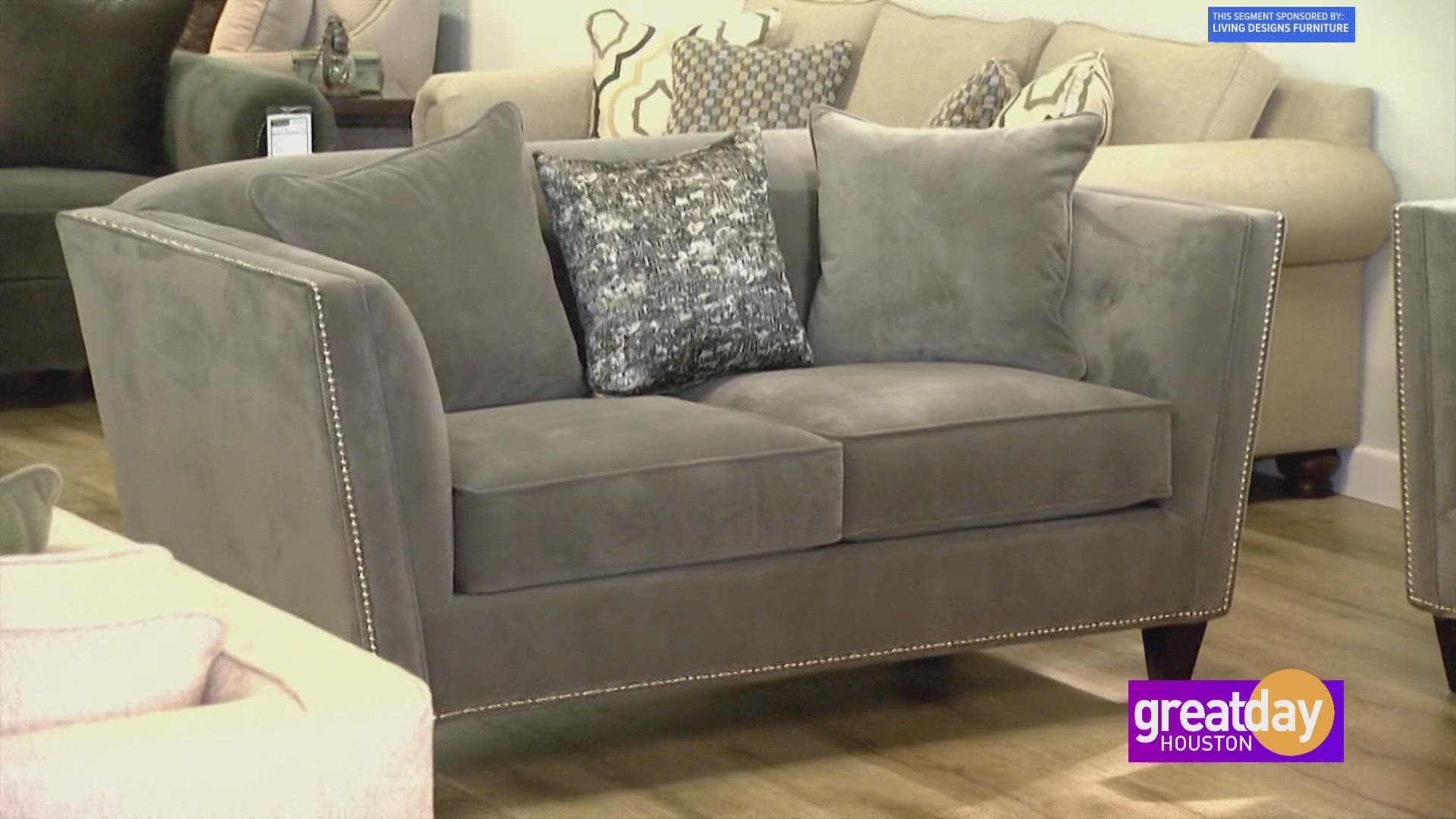 At Living Designs Furniture, they hand-make furniture to fit your space at a price you can afford because they make it here in Houston.