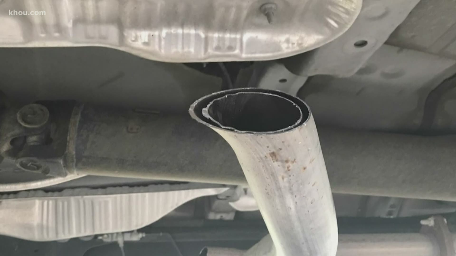 Drivers in Katy need to keep a close eye on their cars. Crooks are climbing underneath vehicles and taking the catalytic converters. They even hit a student's car while it was parked outside a school.