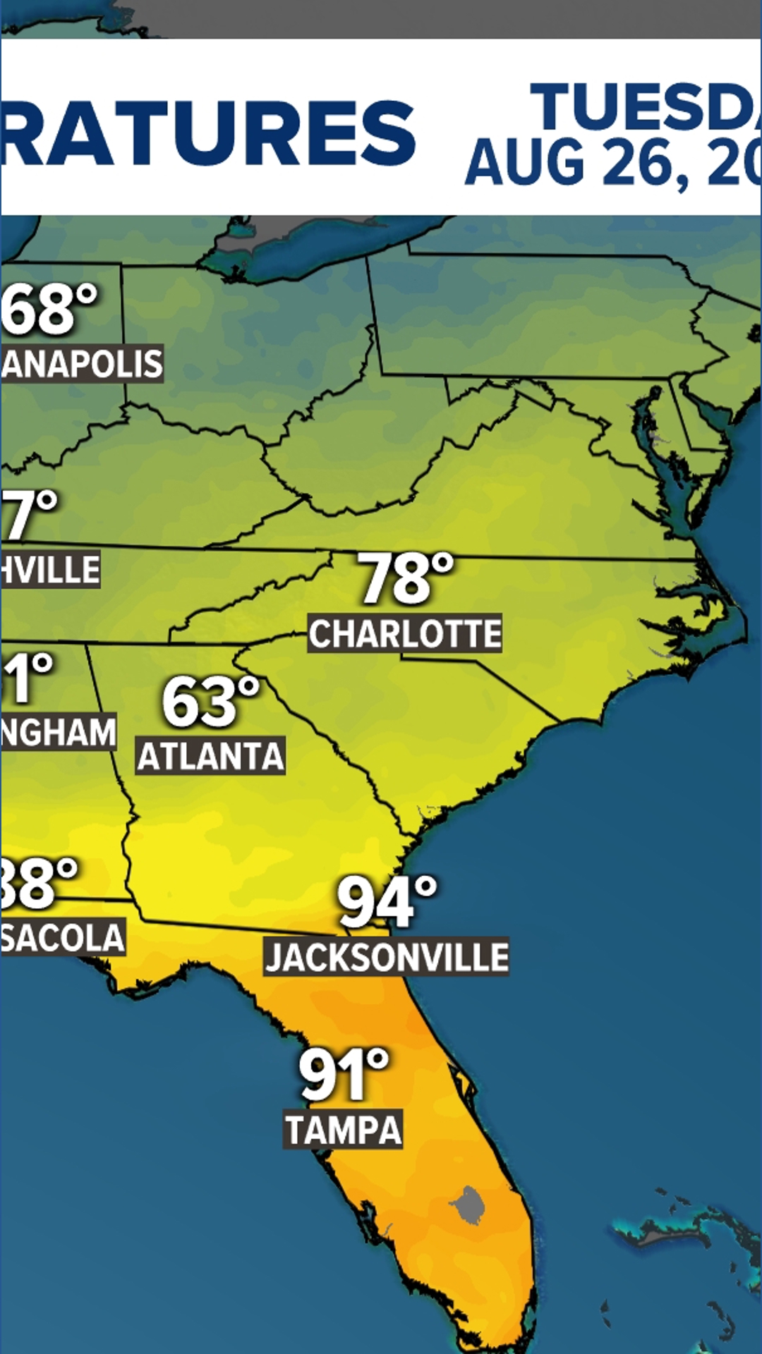 Rare August cold front may miss Houston while cooling much of the U.S ...