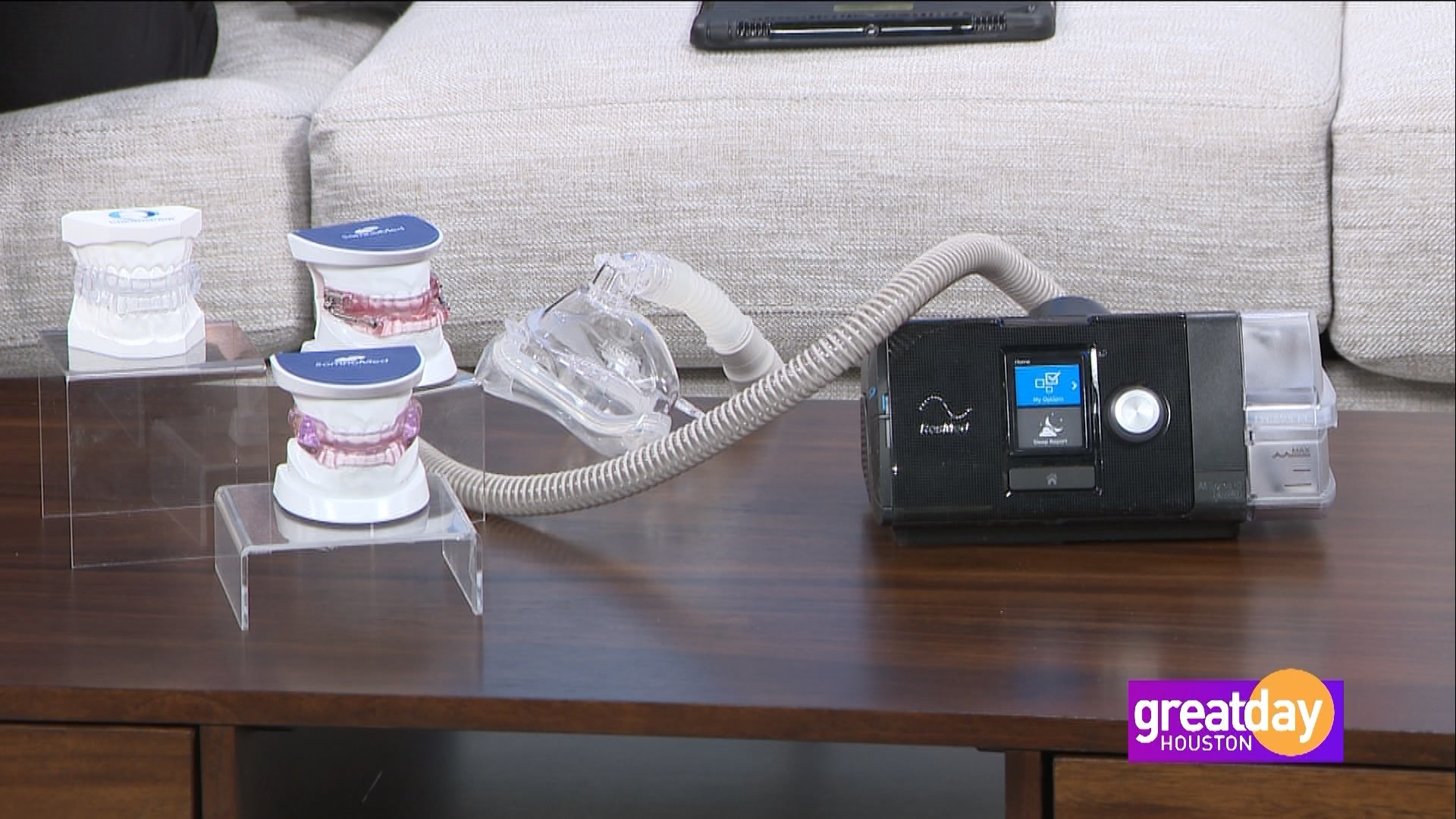 Dr. Hans Schleicher with Sleep Houston has a customized option