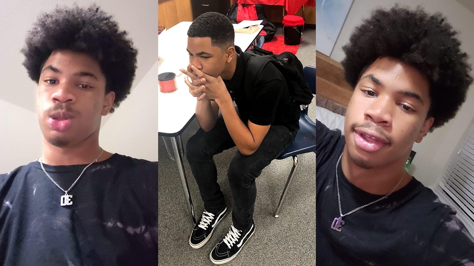 Zion Lampley, 16, was shot at a shopping center on Imperial Valley Drive near the intersection of I-45 and FM 1960. The incident was caught on surveillance video.