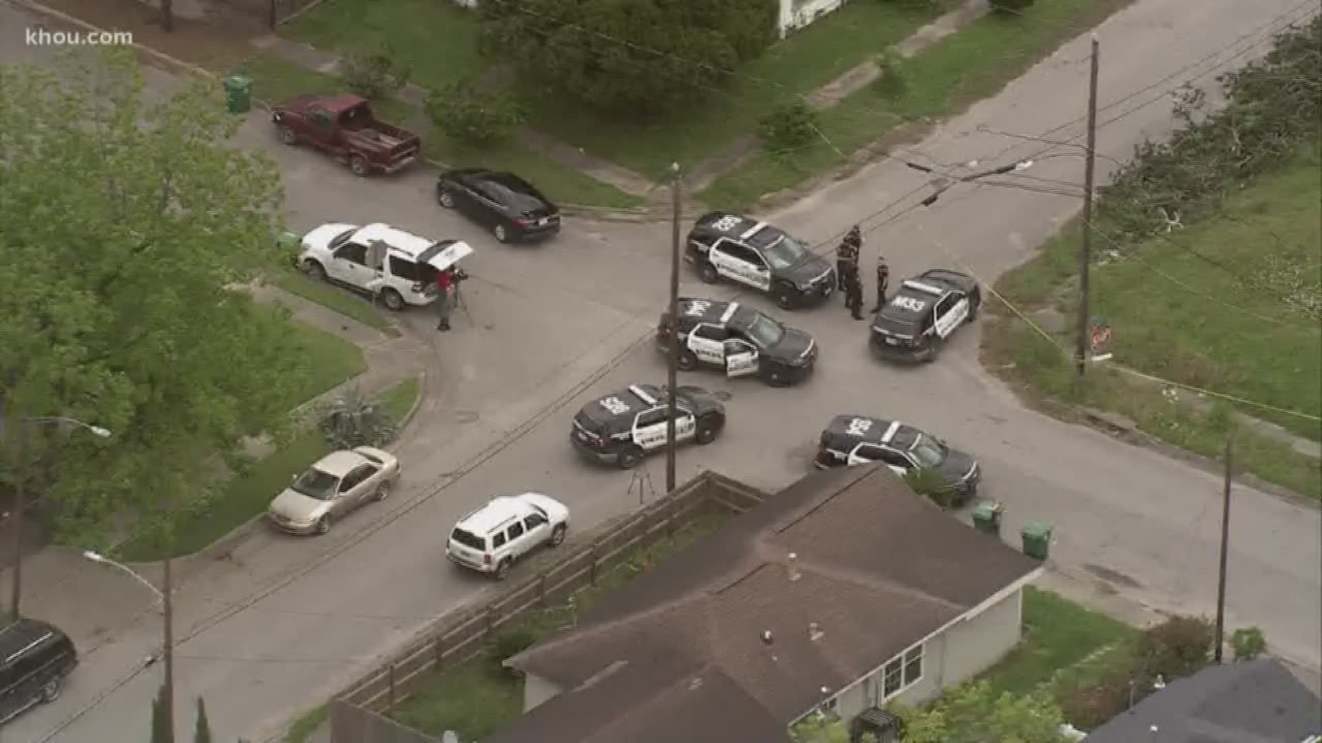 A body was found in a ditch in northeast Houston Wednesday morning, according to Houston police