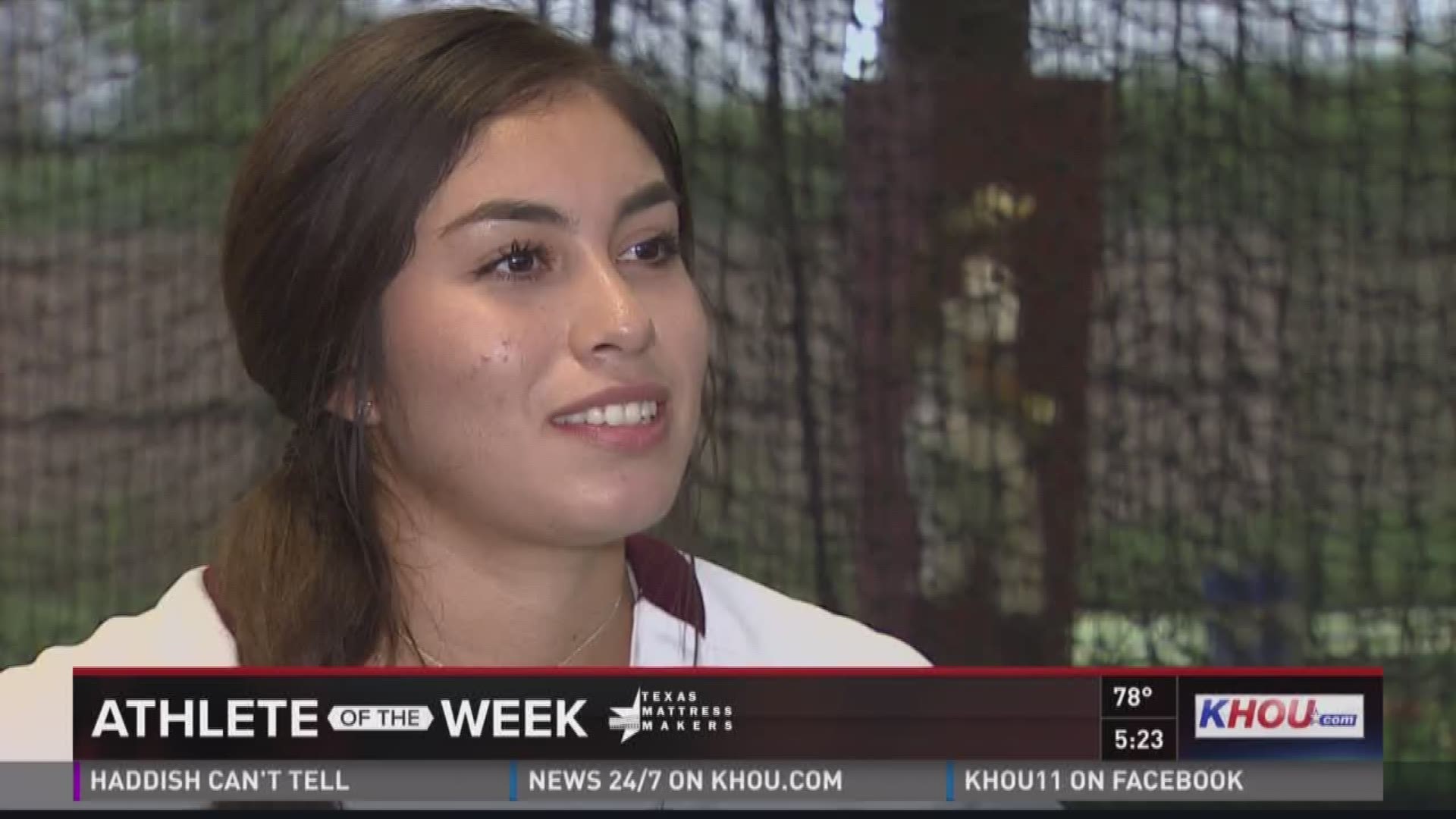 Congratulations are in order for Deer Park High School softball player Alysa Torres. She has been selected as KHOU 11 Sports Athlete of the Week. 