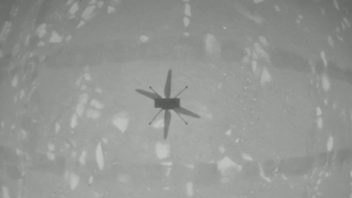 Mars helicopter first flight: NASA gets first images, data - Vimarsana News