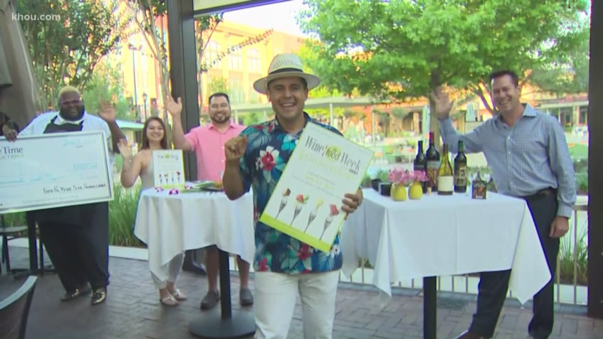Calling all wine lovers! Today kicks off Wine and Food Week in The Woodlands. From wine walks to chef competitions – it's certainly an event you don't want to miss. Our Ruben Galvan was live this morning at Tommy Bahama Restaurant, Bar & Store in The Woodlands.