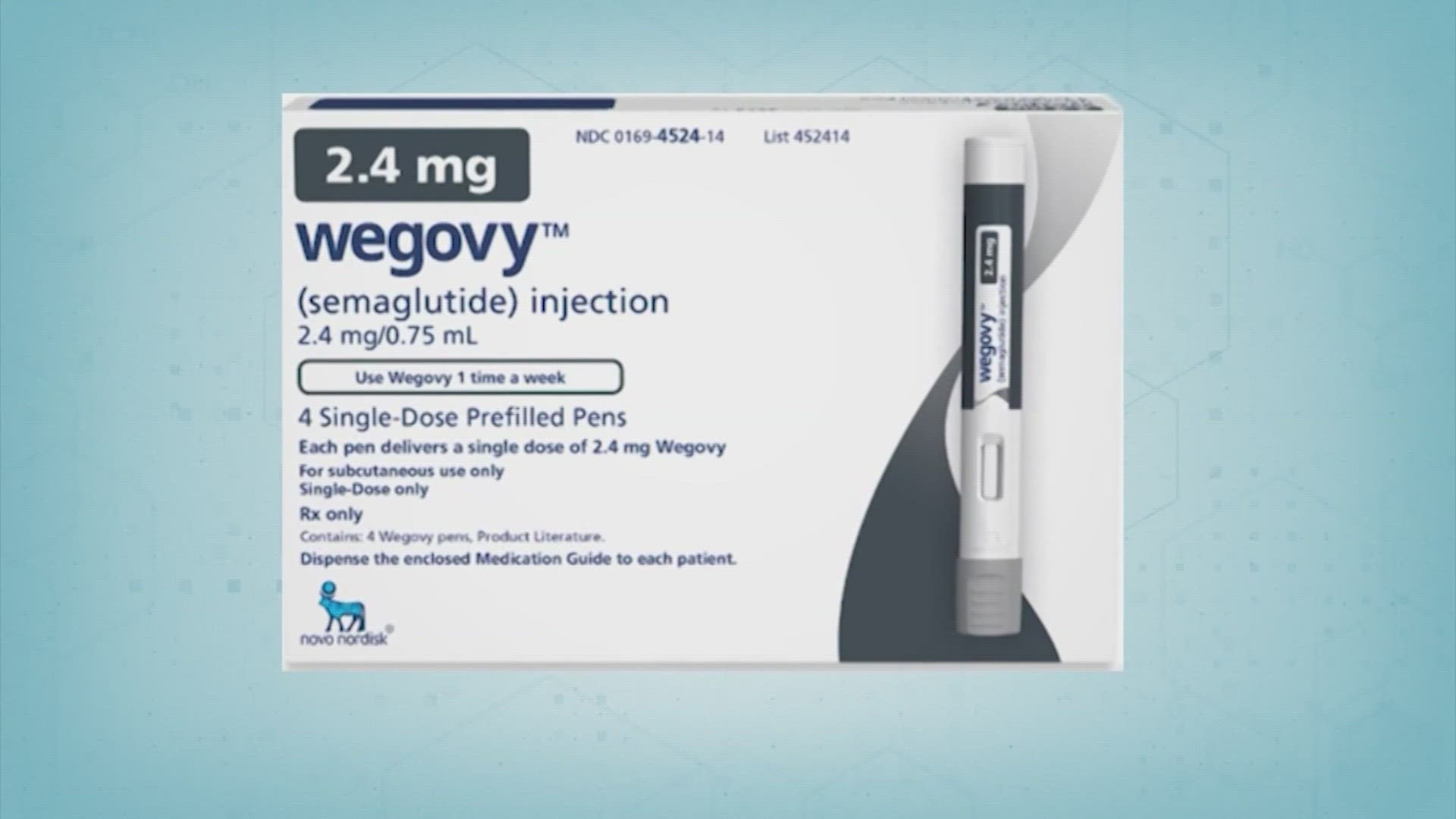 Wegovy is an injectable prescription weight-loss medication for people ages who are 12 years and older and are suffering from obesity.