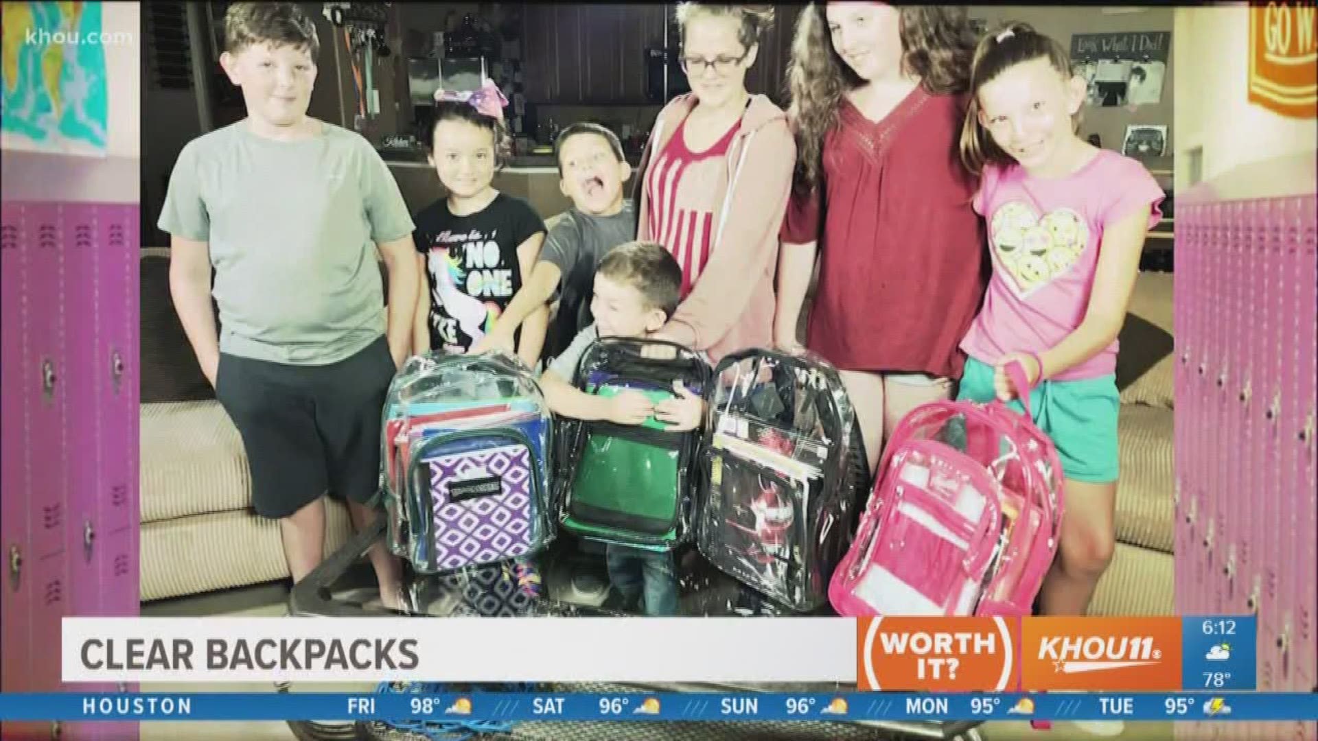 With more school districts requiring clear backpacks, KHOU 11 bought a few for testing.