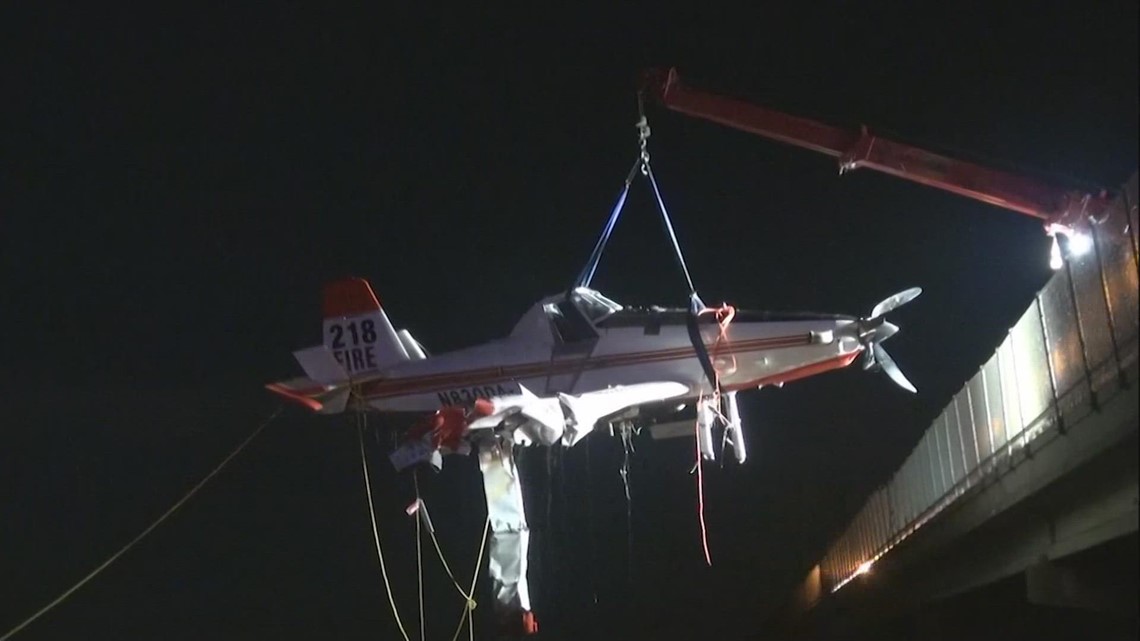 Kecelakaan pesawat Lake Livingston: Pesawat pemadam kebakaran pulih