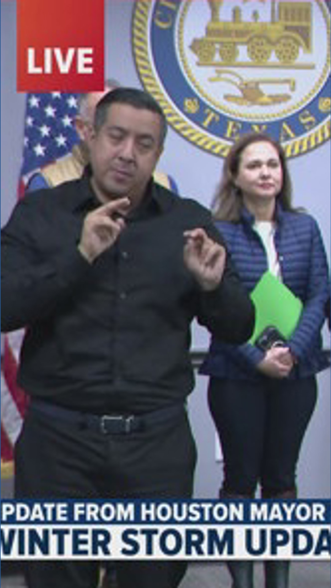 Mayor John Whitmire gives winter weather update for Houston following ...