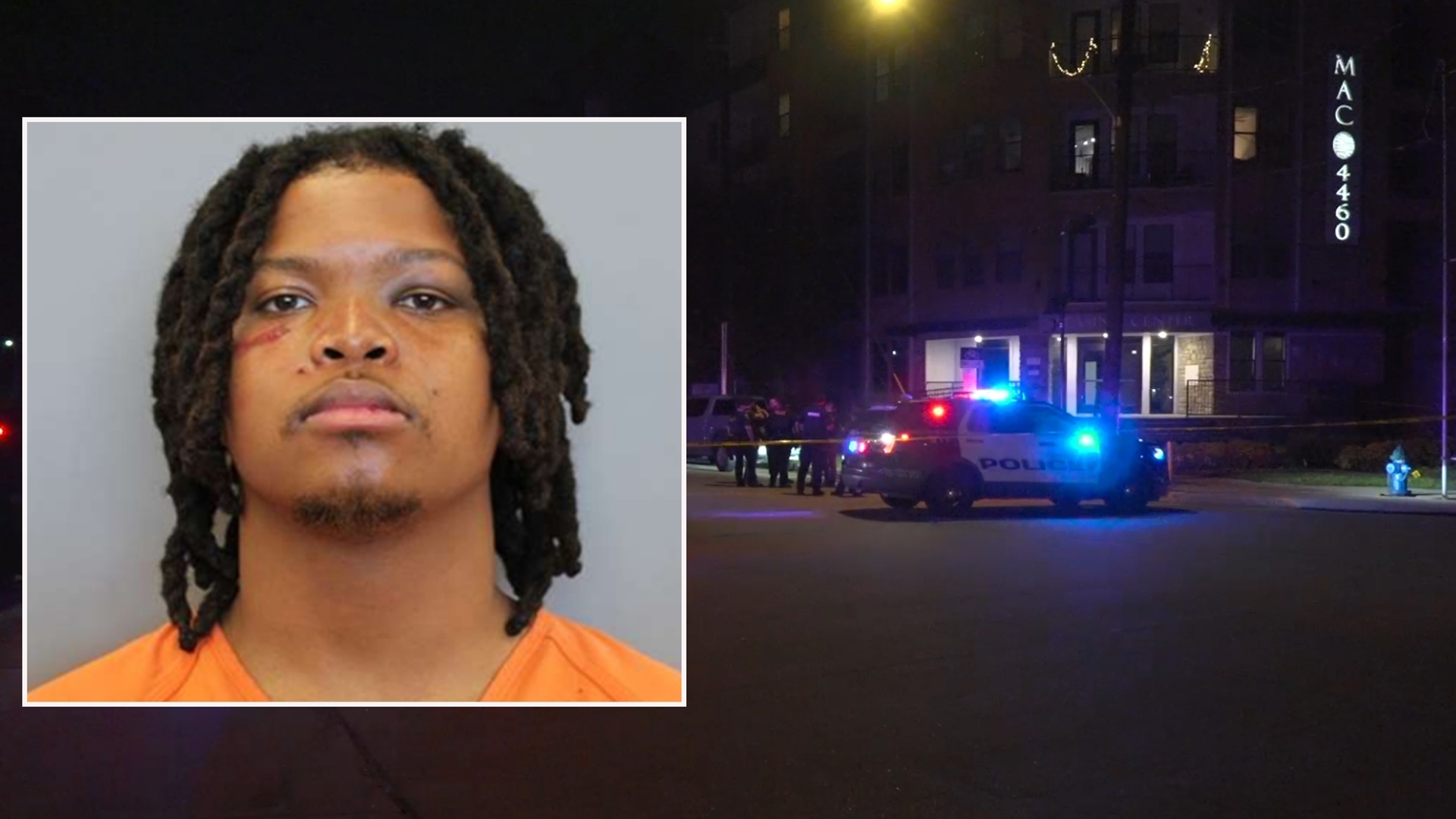 Houston police say Isaac Jasper Robinson, 22, shot and killed Tyler Martinez, 24, at an apartment complex on South MacGregor Way on Friday night.