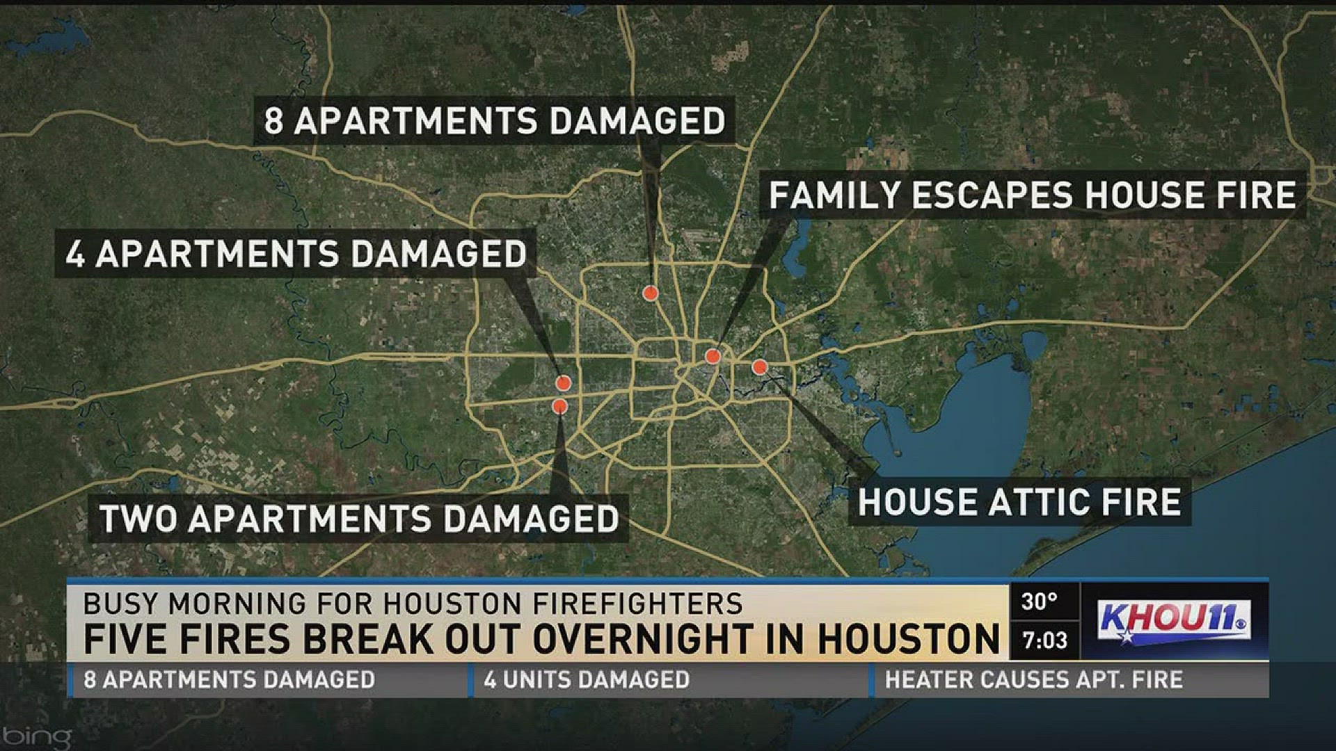 HFD: 8 units damaged in 2-alarm apartment fire | khou.com