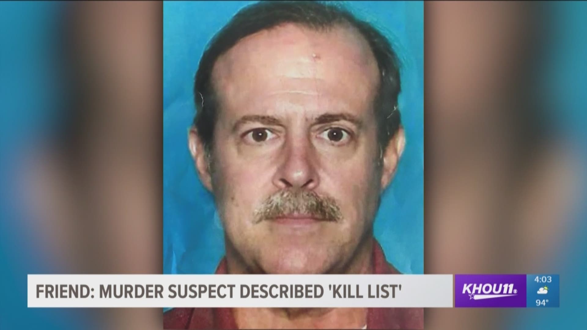 In a chilling interview, a former friend of Joseph Pappas told KHOU 11 he believes the suspected killer has a hit list and may be hunting his next victim. "I personally do not think the doctor is the only person that he is going to target," the friend tol