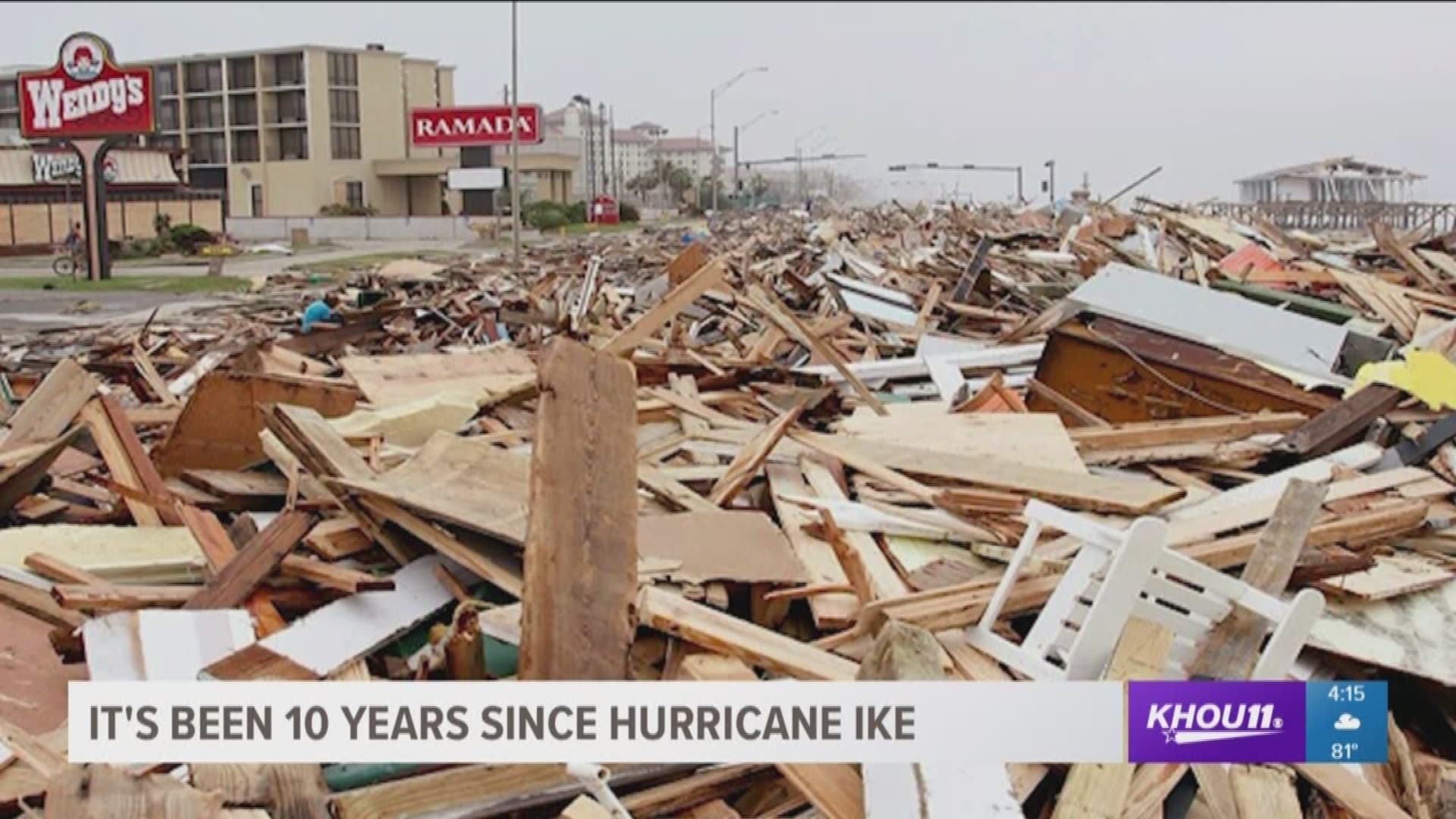 The Bolivar Peninsula was, in many ways, ground zero for Hurricane Ike back in 2008. KHOU 11 reporter Jason Miles is on the Peninsula, looking back at the storm's devastation.