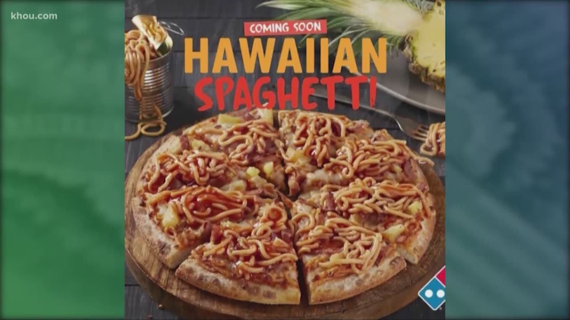 Domino's has teamed up with a food manufacturer to offer Hawaiian pizza with spaghetti on top in New Zealand. No word yet on if it'll hit the U.S., but would you try it?