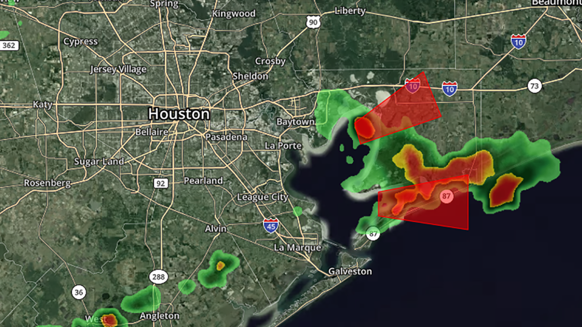 Live radar: Confirmed tornado over Crystal Beach, NWS says - Vimarsana News