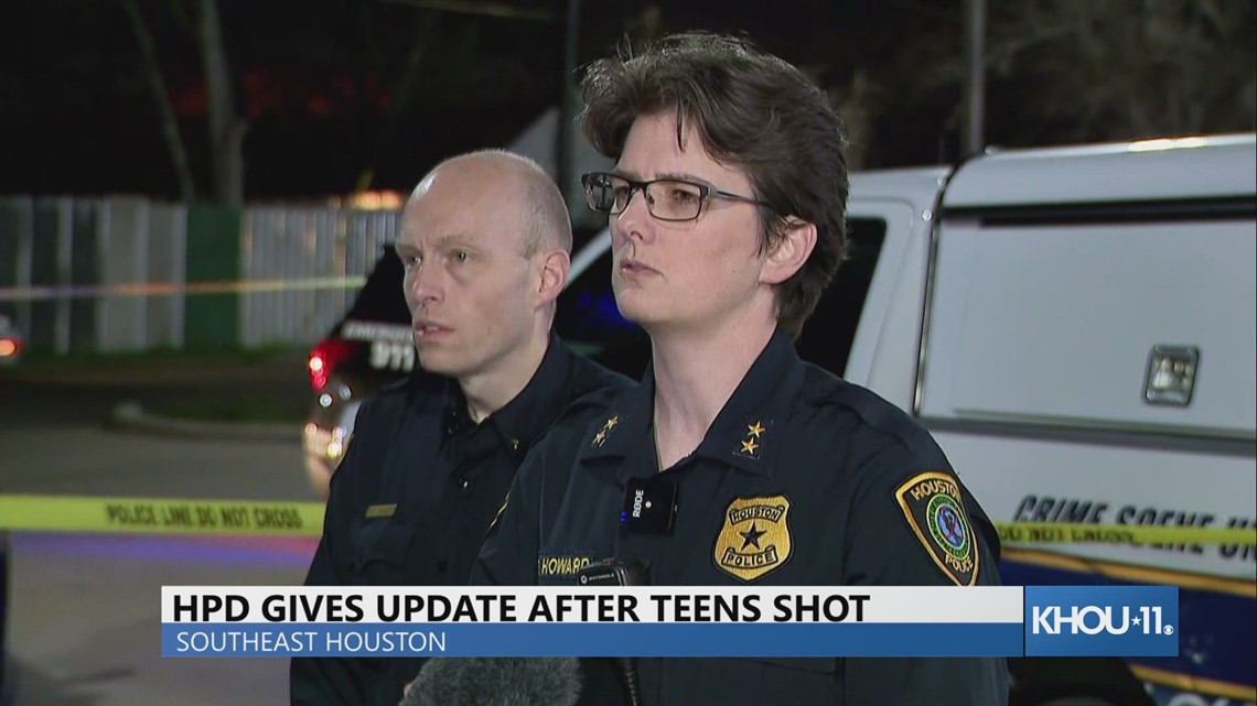 HPD gives update after 2 teens shot in SE Houston | khou.com