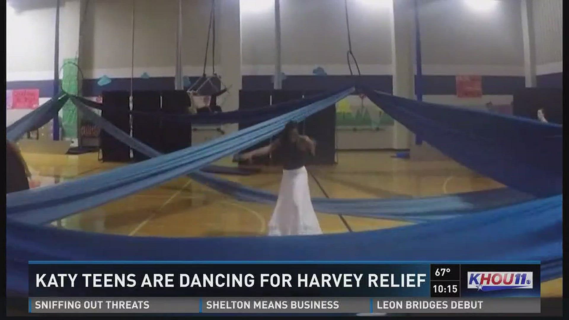 A group of teen girls are using their talent to help the community heal after Hurricane Harvey.