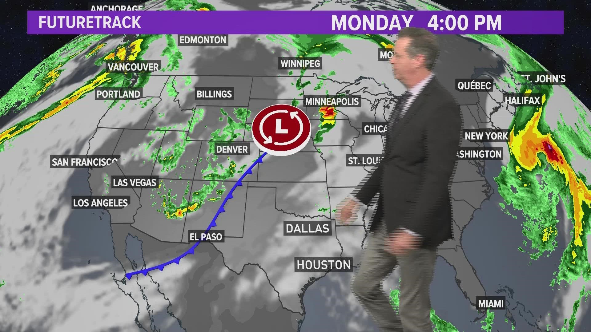 KHOU 11 Chief Meteorologist David Paul looks at the Houston weather at 6 p.m. on Sunday, Feb. 5, 2023.