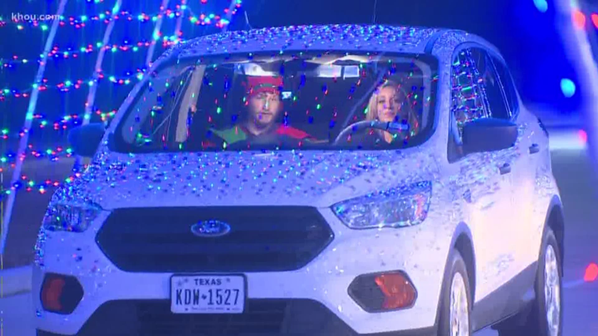 A car wash in Spring made famous for its Halloween-themed experience in October is back at it again, this time offering a Christmas theme.
