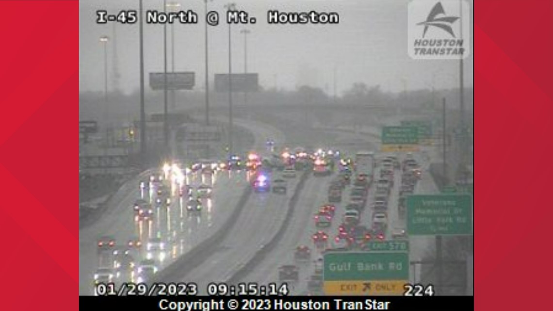 sersan HCSO cedera dalam kecelakaan di I-45 |  Berita Houston, Texas
