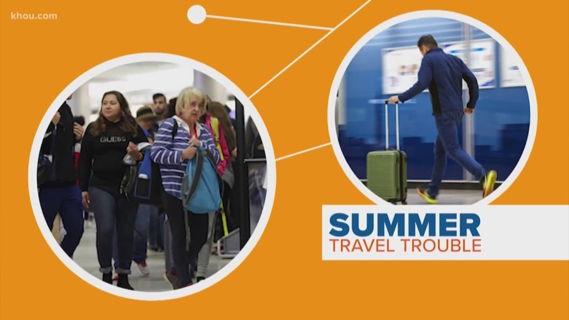 If you have a summer vacation coming up, get ready for long lines and delays at the airport. It's expected to be a nightmare travel season. Our Marcelino Benito connects the dot.