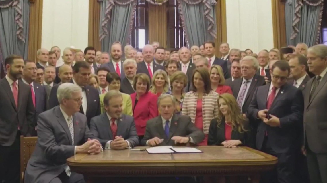 Texas abortion pill law: Gov. Abbott signs Senate Bill 4 | khou.com