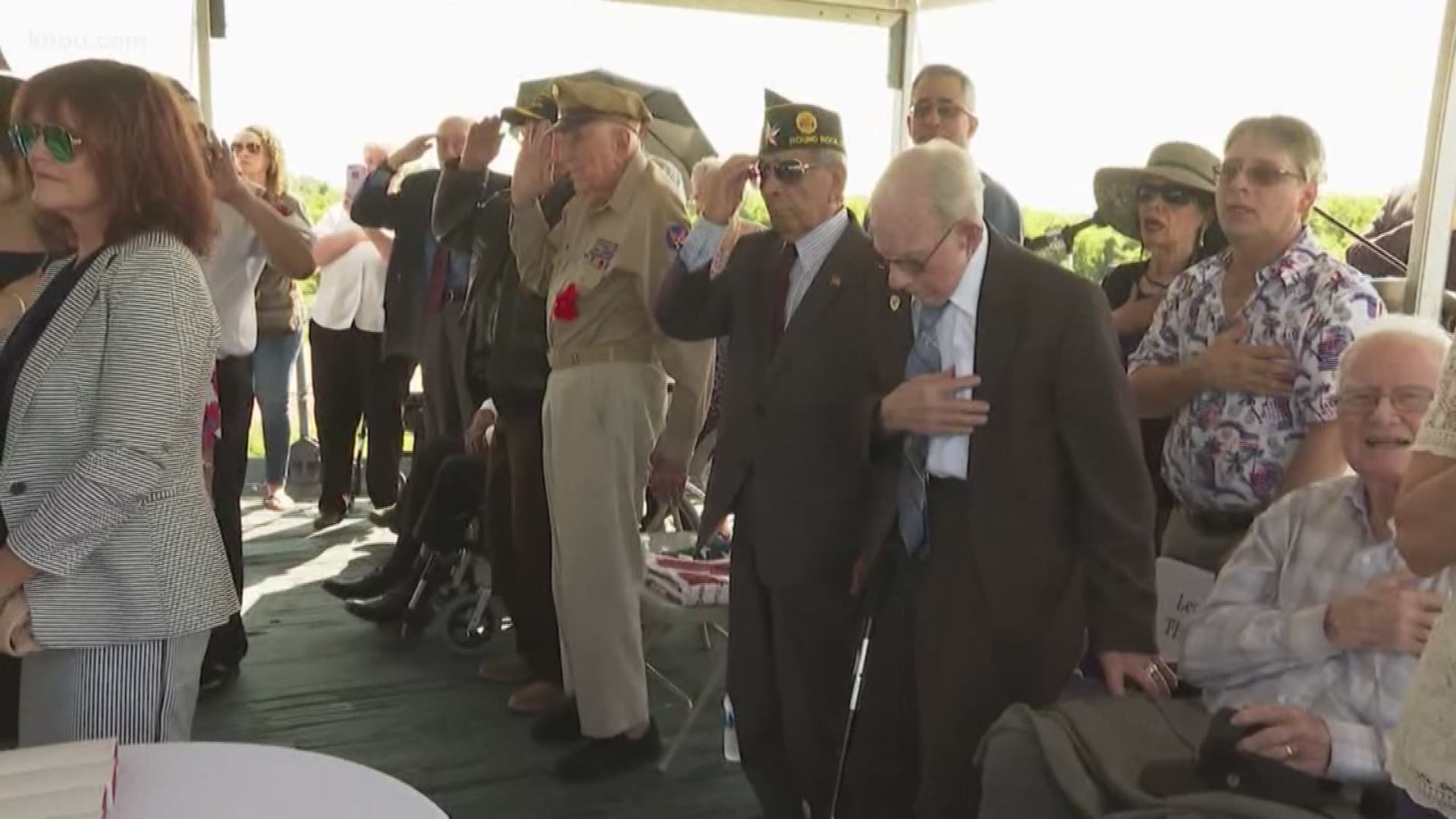 There are ceremonies for the 75th anniversary of D-Day across the country honoring those brave men who survived the siege and those who lost their lives in France.