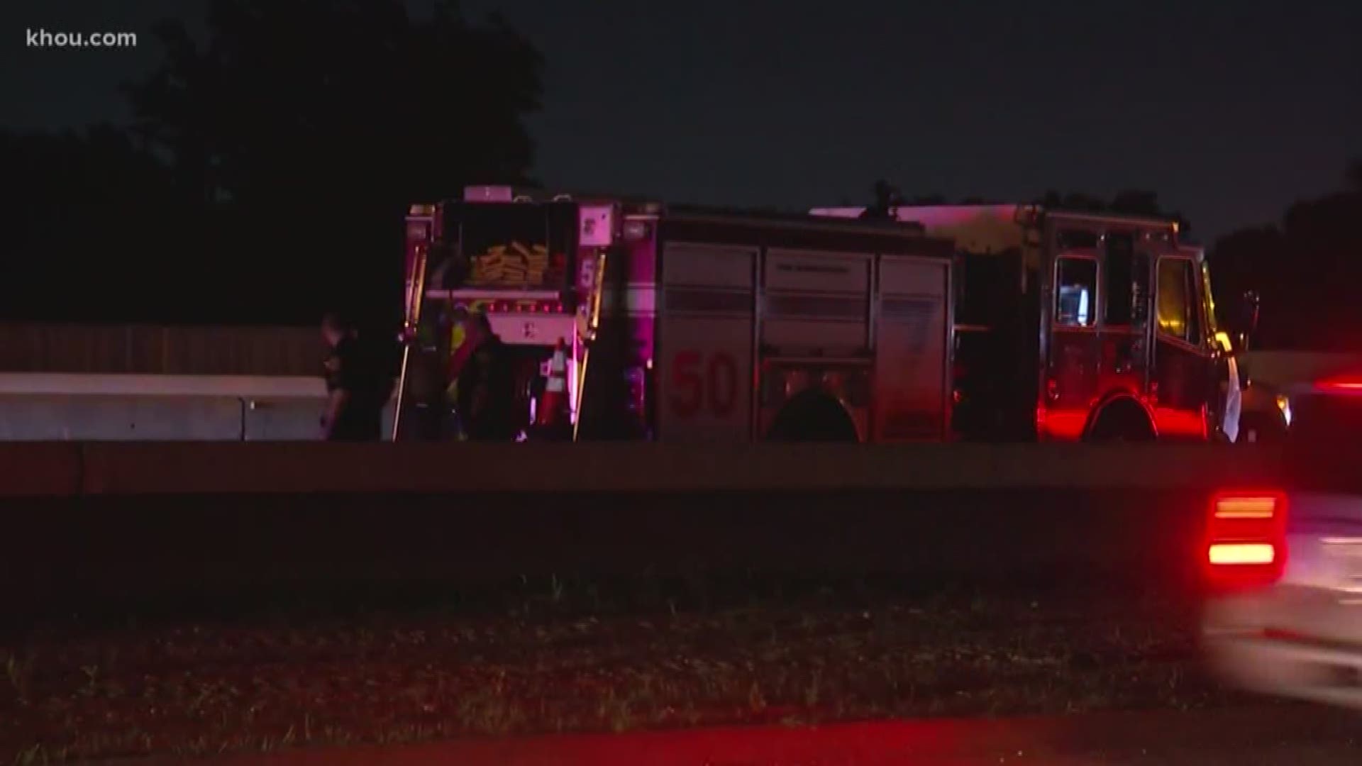 It was a rough night for the Houston Fire Department. There were two wrecks involving fire trucks and an ambulance.
