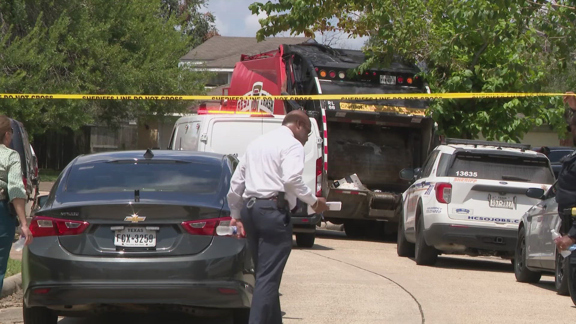 Deputies were called to a residential neighborhood off North Eldridge Parkway near Spencer Road.