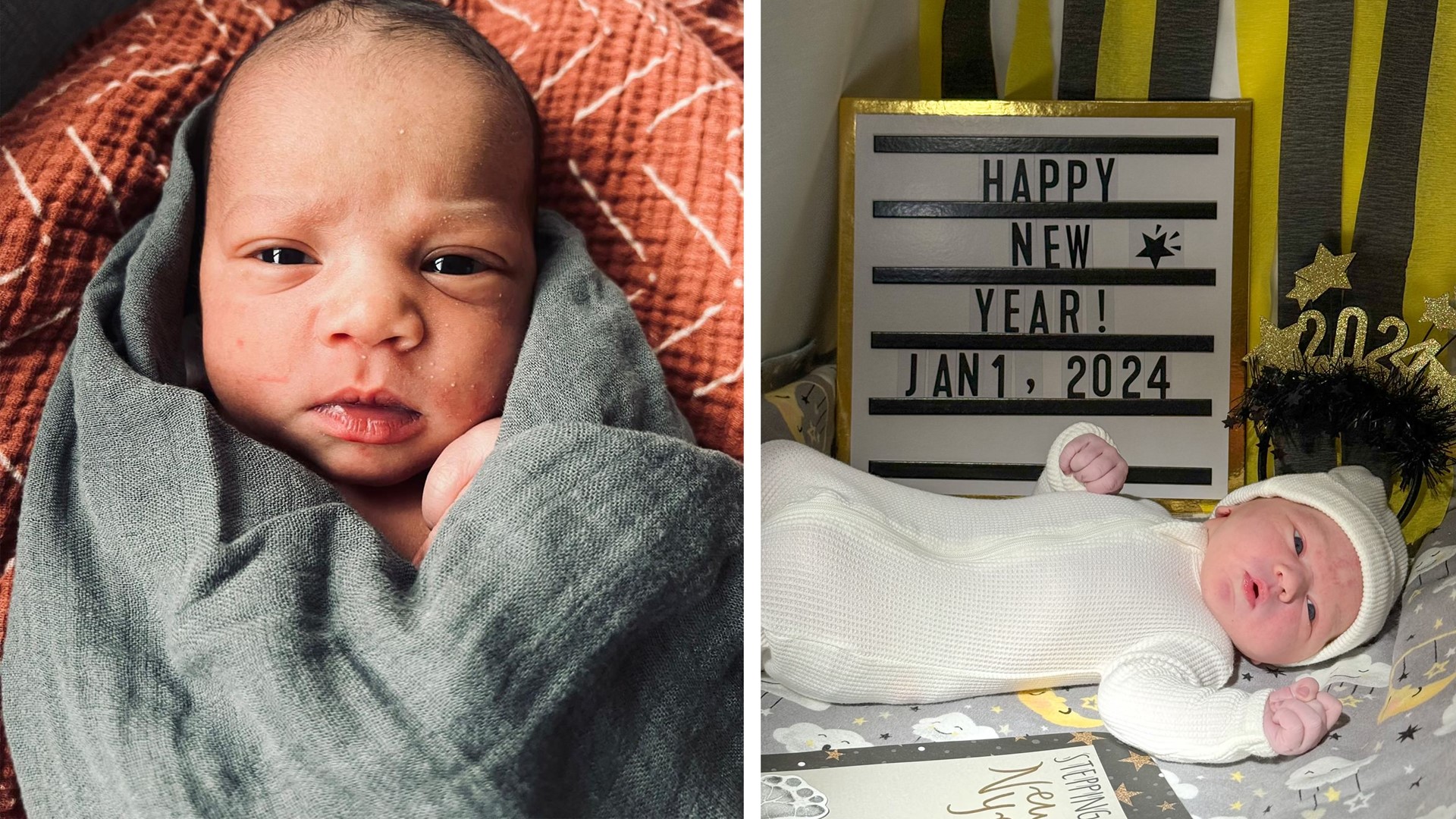 First babies born on January 1, 2025 in Houston area