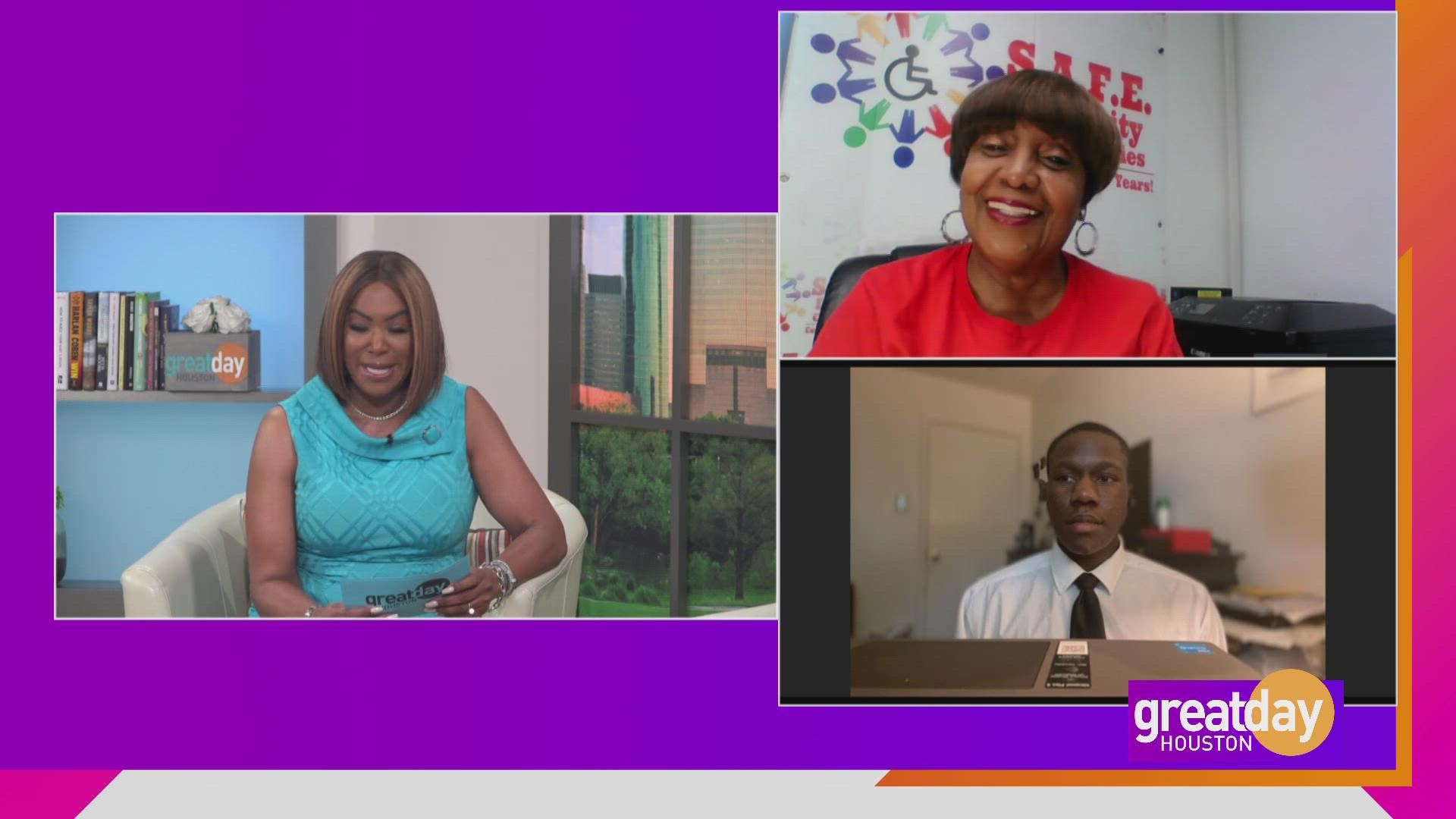 Thelma Scott, Founder of S.A.F.E. Diversity Communities, along with her mentee, Kobe Hadnot, discuss their upcoming Virtual Blue Carpet Scholarship and Awards Gala