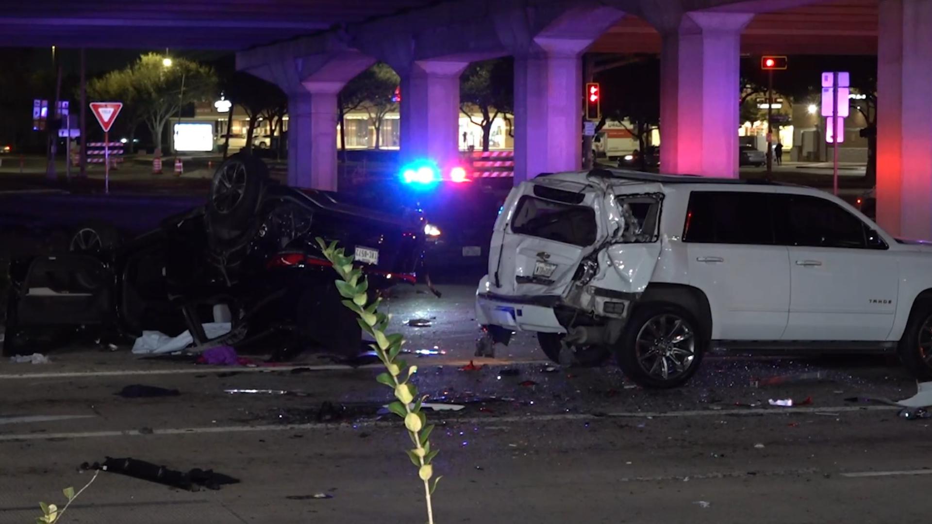 Police say big rig didn't cause 5-vehicle crash on Beltway 8 feeder ...