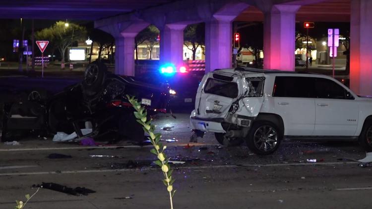 Police say big rig didn't cause 5-vehicle crash on Beltway 8 feeder ...