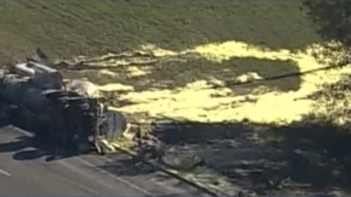 Major detour underway on Highway 35 following hazardous material spill ...