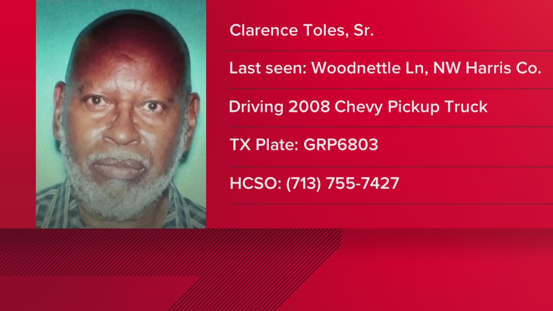 Authorities need your help to find a missing 70-year-old man with Alzheimer's disease last seen in northwest Houston on Friday.