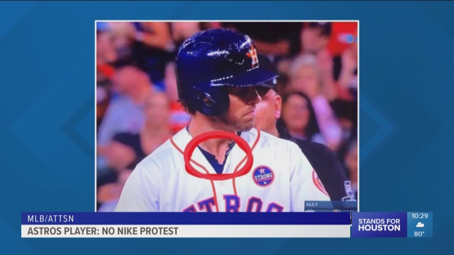 Astros player: No Nike protest