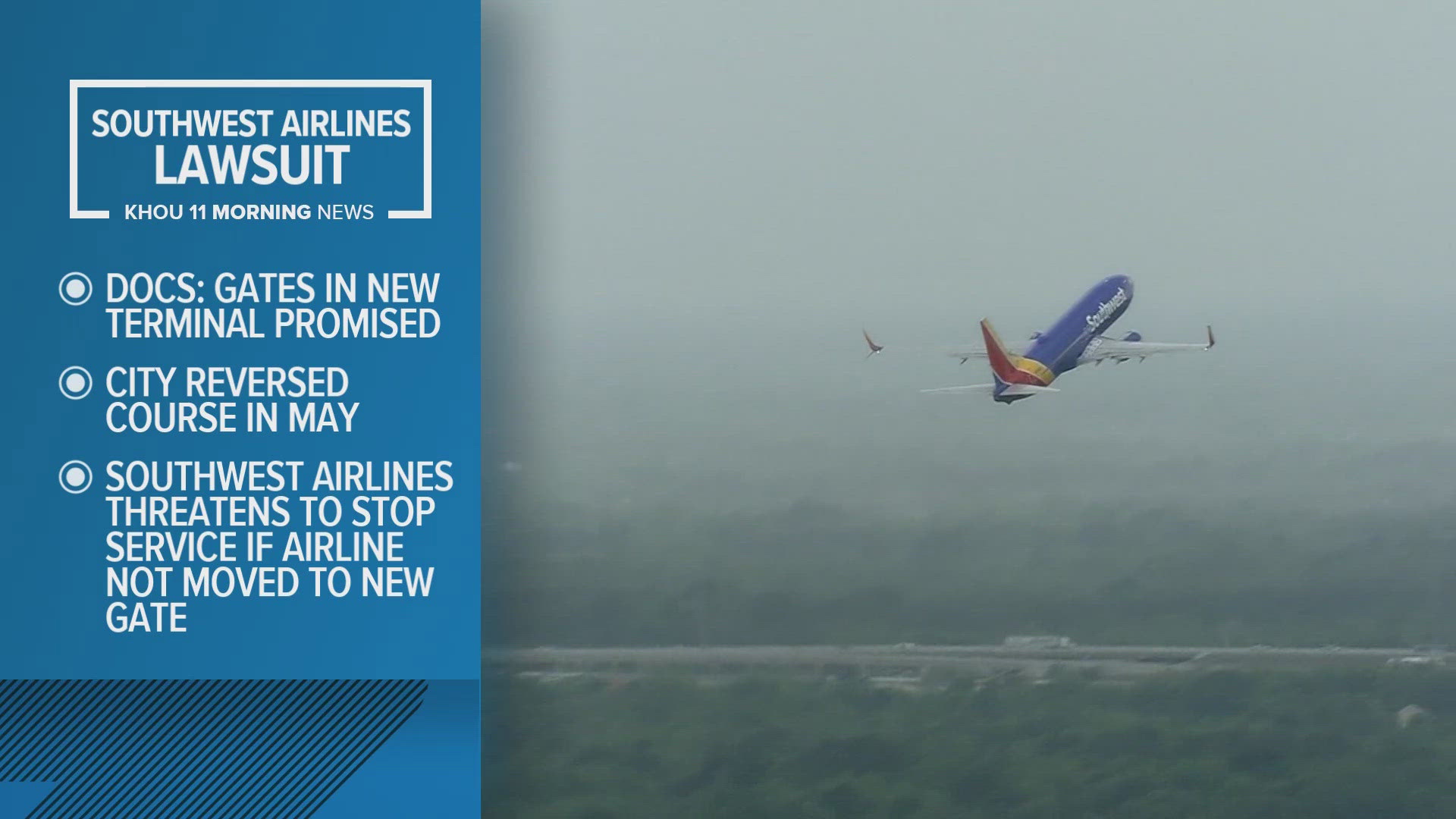 A new decade-long lease agreement is expected to go into effect Oct. 1. Southwest is trying to stop that from happening.